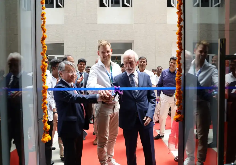 Inauguration of Centre of Excellence for Robotics and Automation By Lucas Nuelle, Germany